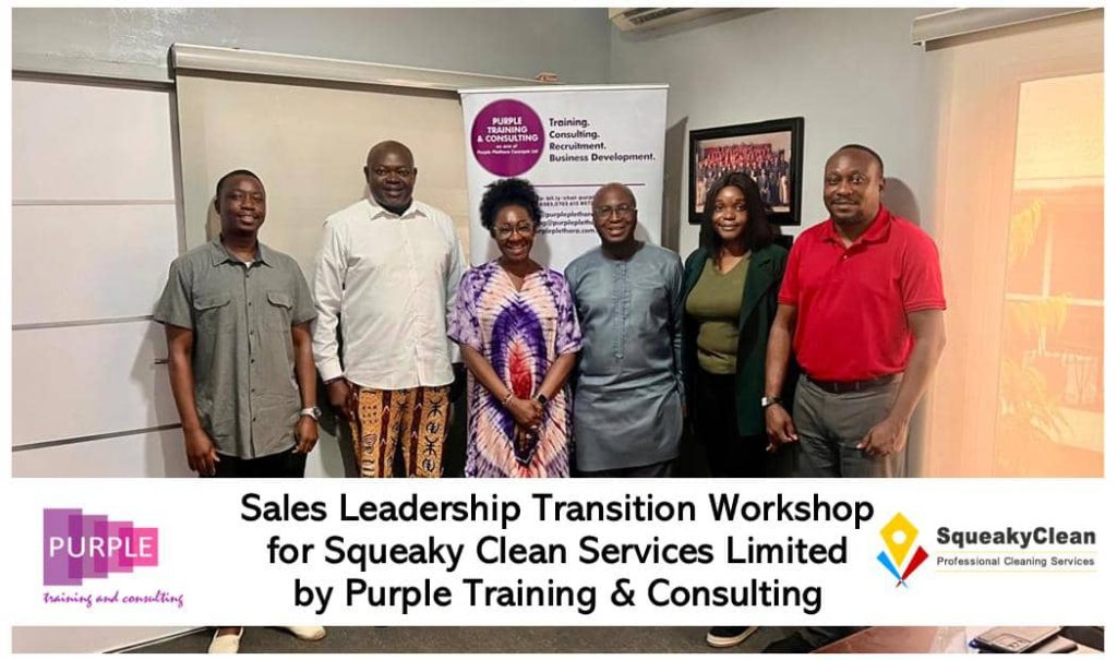 Sales Leadership Transition Training workshop for Squeaky Clean